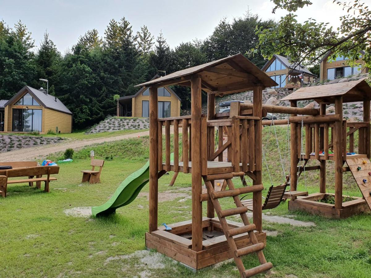 Ostrzycki Las domki nad jeziorem Pierszczewo Zewnętrze zdjęcie